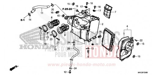 AIR CLEANER CMX500AK de 2019